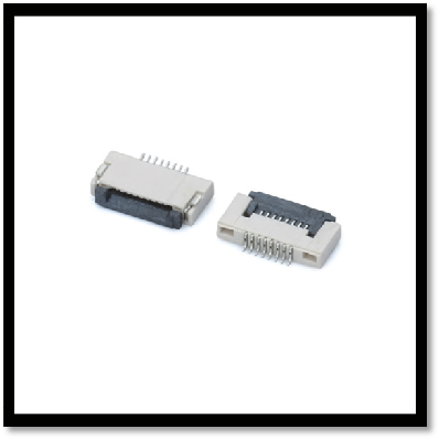 FPC connector PH0.5mm H1.5 flip type