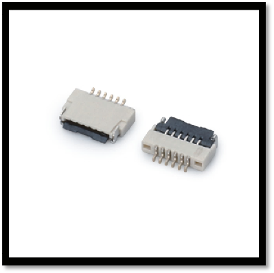 FPC connector PH0.5mm H1.0 flip cover type