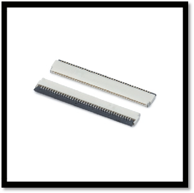 FPC connector PH0.5mm H1.0 front plug and back press